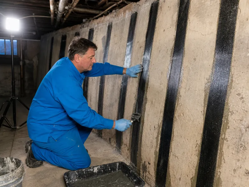 Bowed wall repair