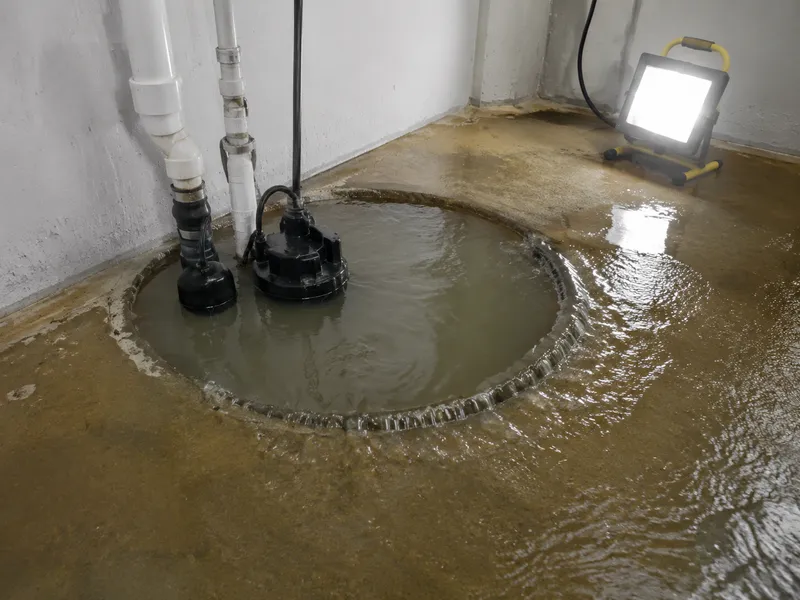 Sump pump failure