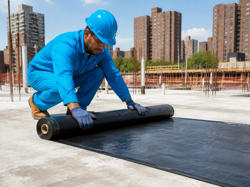 Slab waterproofing