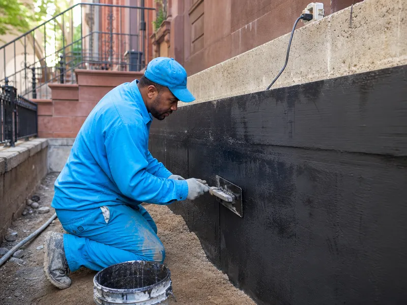 Brooklyn brownstone foundation