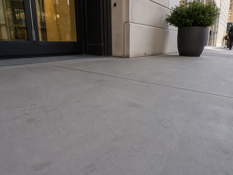 Manhattan commercial walkway