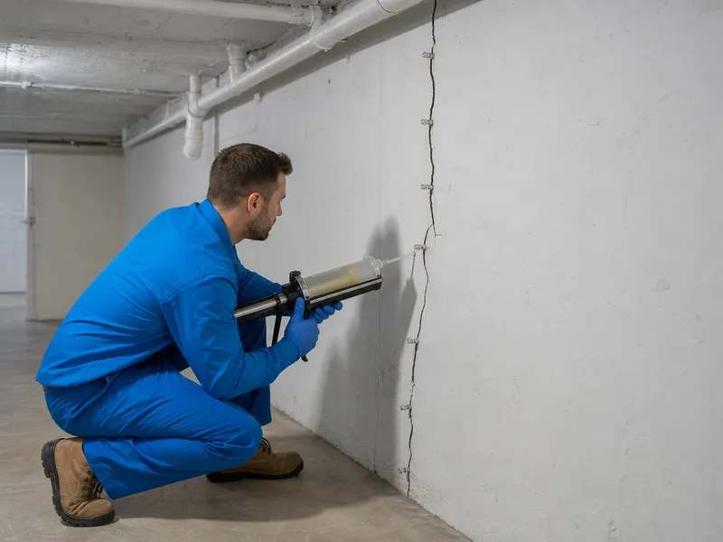 Foundation crack repair