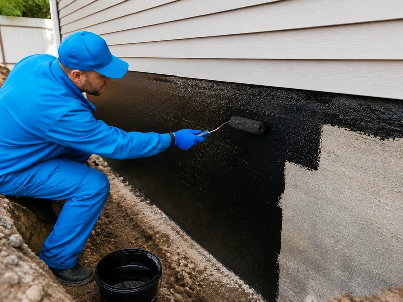 Waterproofing membrane application