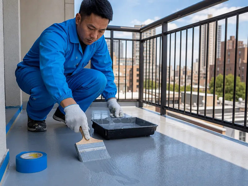 Balcony with membrane, Queens