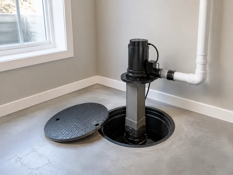 Pedestal sump pump