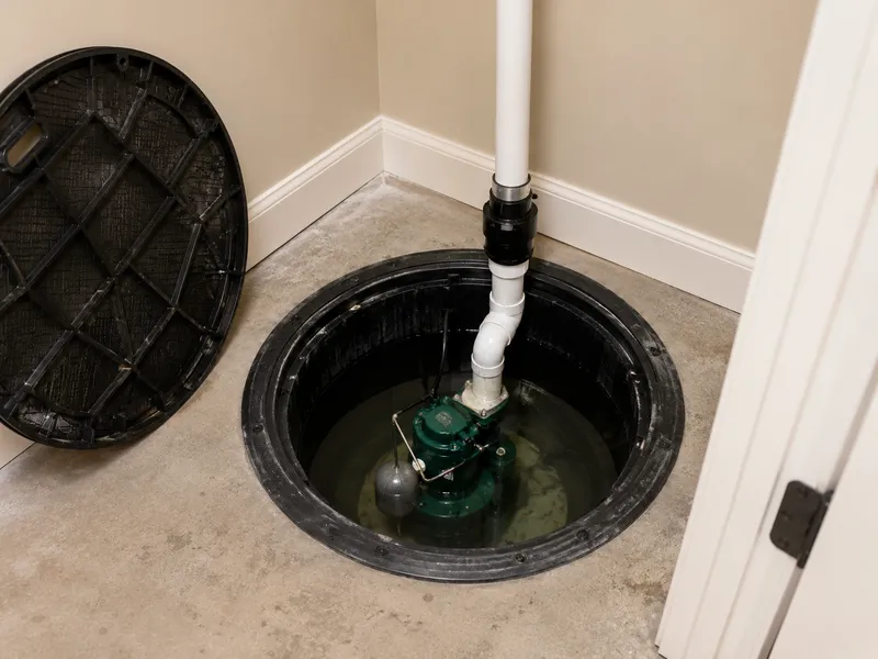 Submersible sump pump