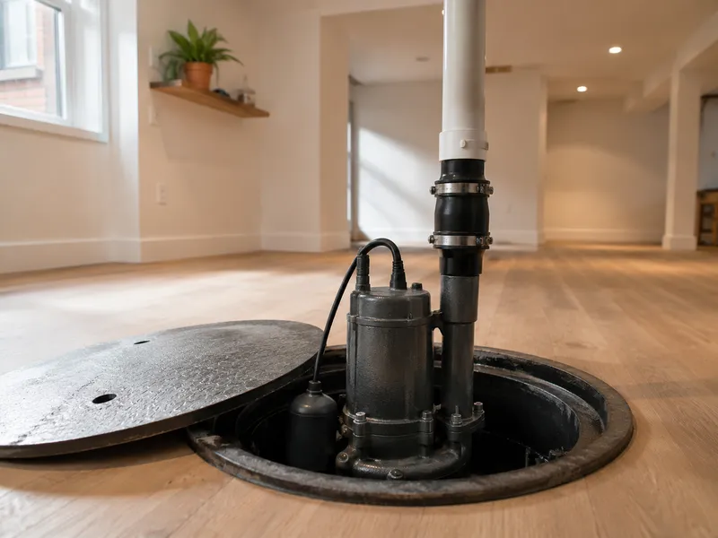 Submersible pump, Brooklyn brownstone