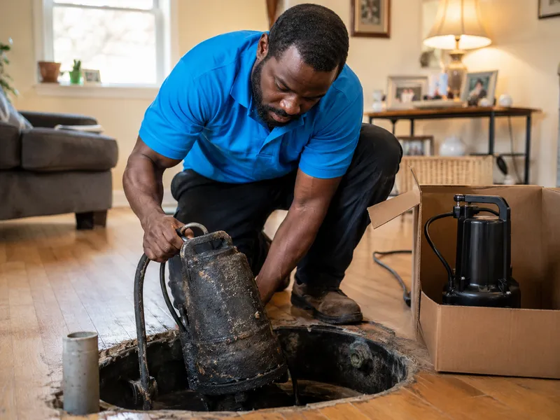 Submersible pump, Bronx home