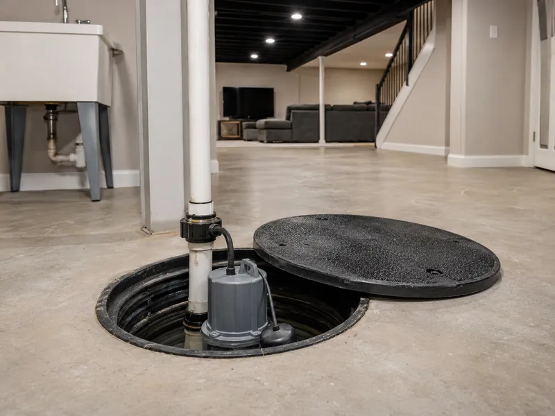 Submersible sump pump