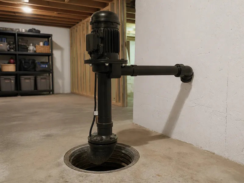 Pedestal sump pump