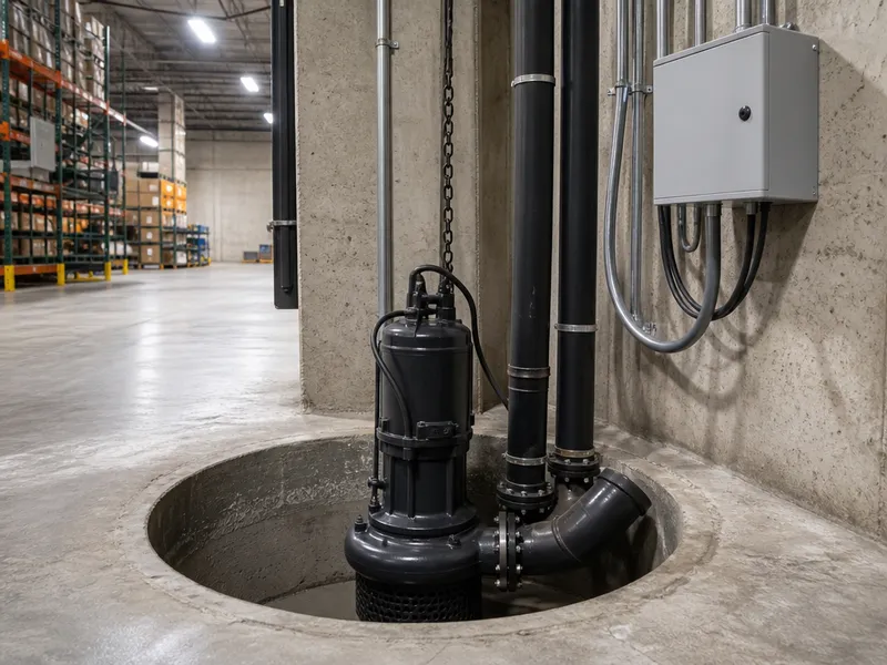 Commercial sump pump