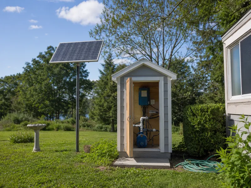 Staten Island off-grid cottage
