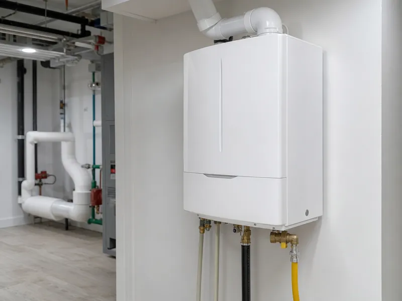 High-efficiency condensing water heater