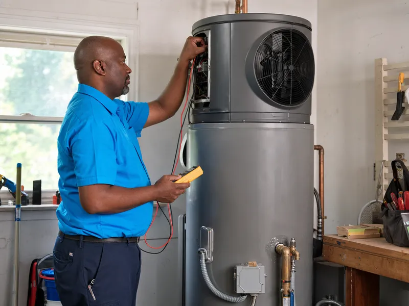 Hybrid heat pump, Bronx house