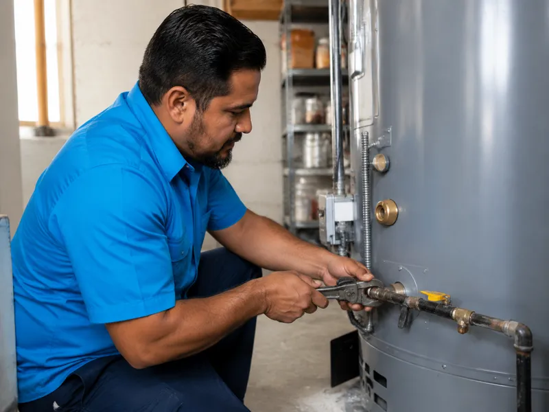 Commercial water heater, Brooklyn restaurant