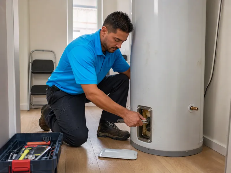 Electric water heater, 40 gal