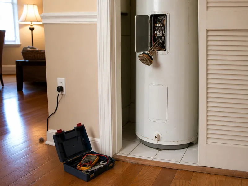Electric water heater, 50 gal
