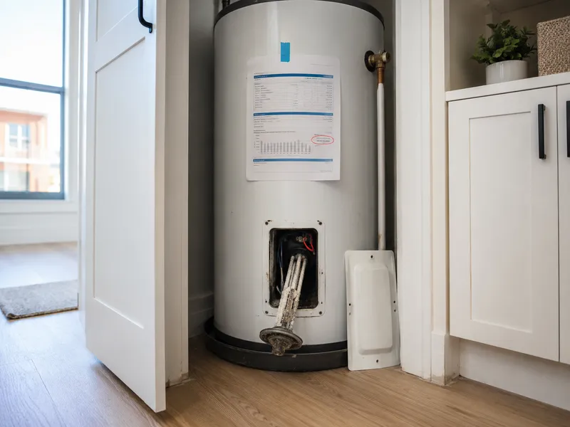 Electric water heater, 30 gal