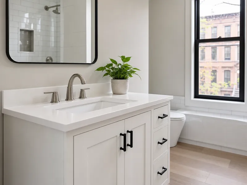 Vanity sink, Brooklyn brownstone