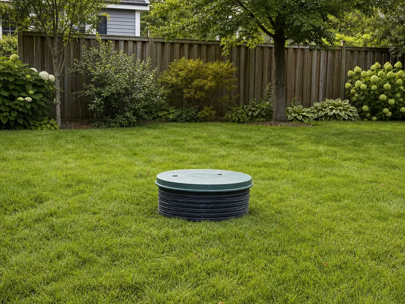 Foul odors near the tank or drain field