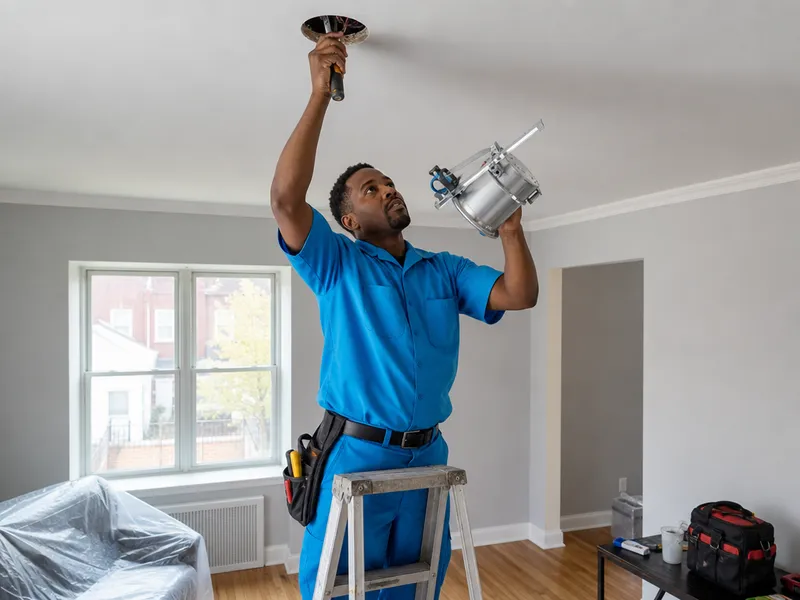Recessed lighting installation