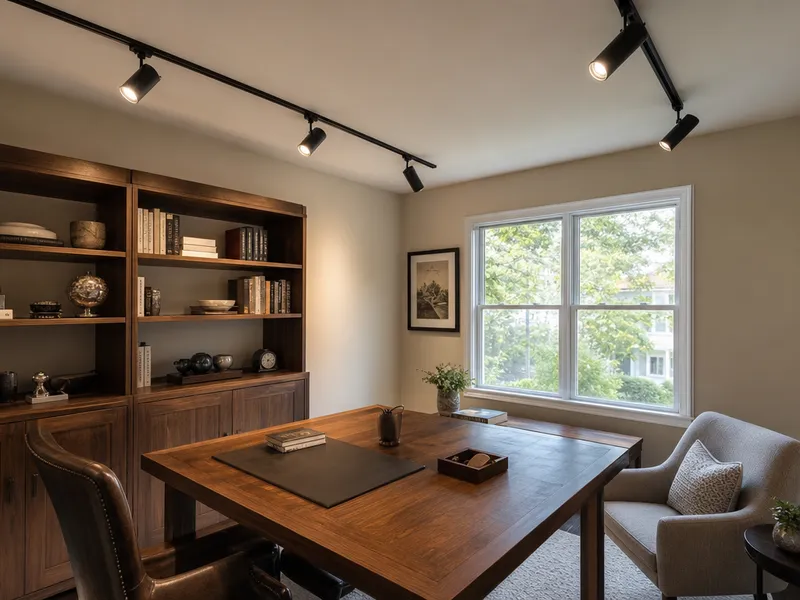Track lighting installation