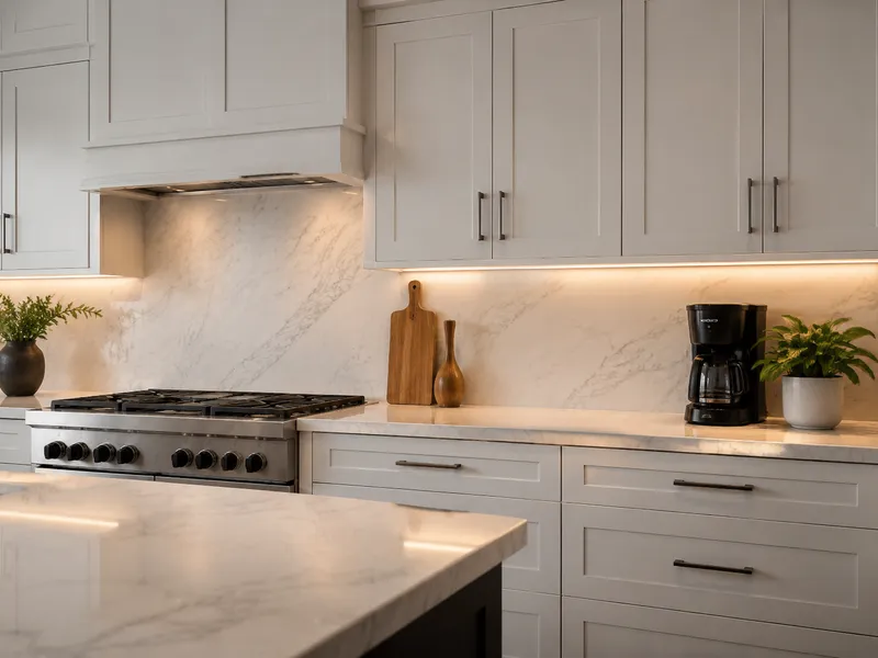 Under-cabinet lighting installation