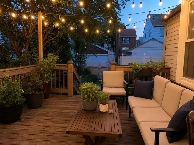 String light installation