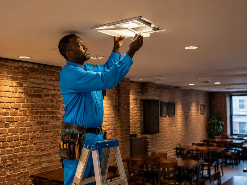 LED retrofit installation