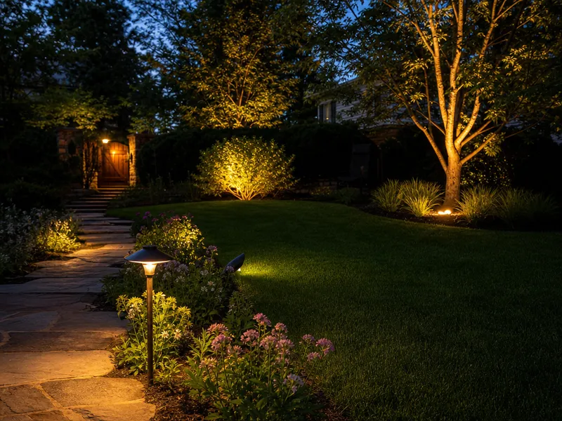 Landscape lights — path, spot, well
