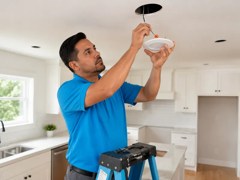 Recessed lighting installation