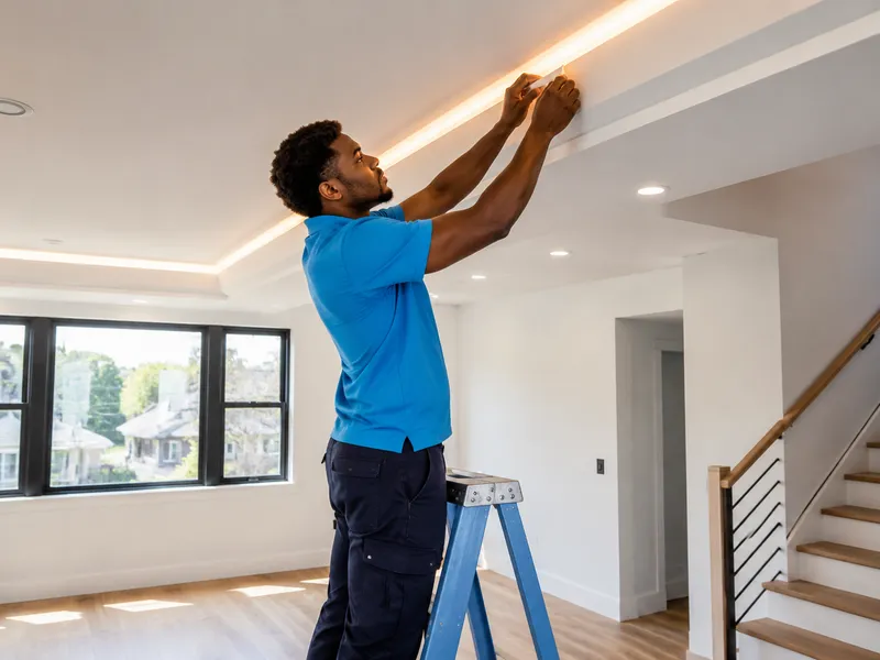 Cove and accent LED lighting