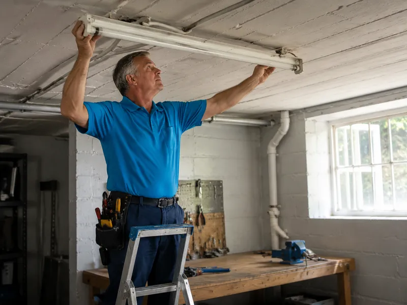 LED retrofit (replacing old fixtures)