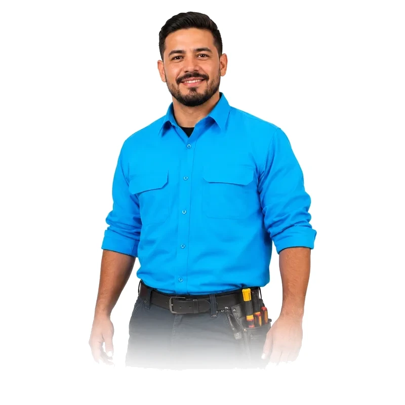 Outdoor Lighting technician portrait