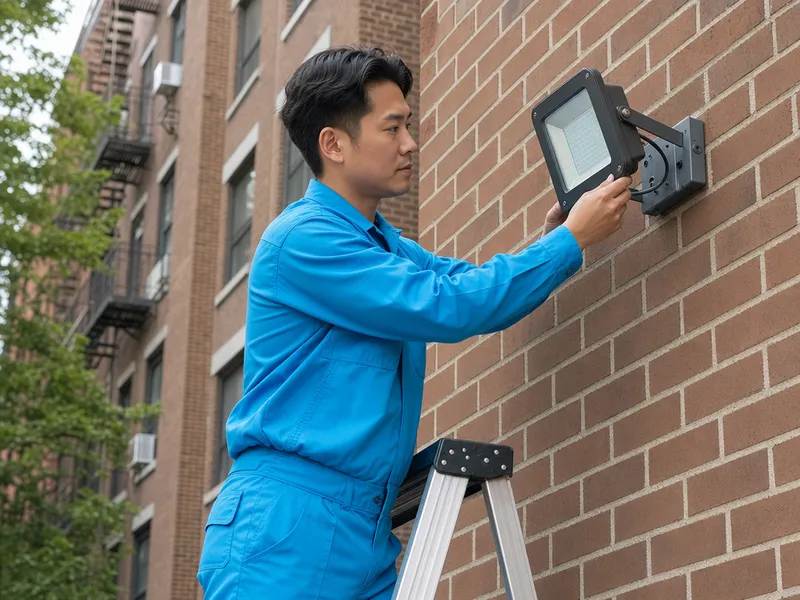 Floodlight installation