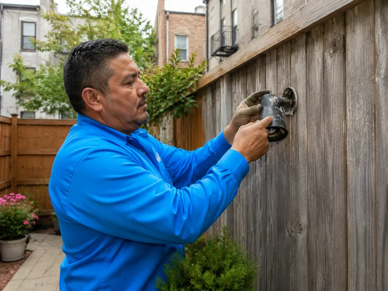 Outdoor lighting repair and maintenance