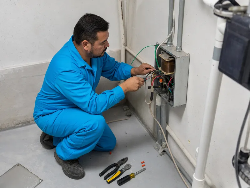 Pool light transformer replacement