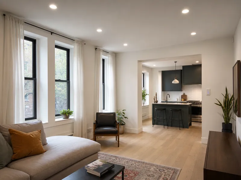 Brownstone parlor, Brooklyn Heights