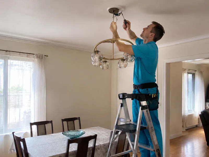 Light fixture installation