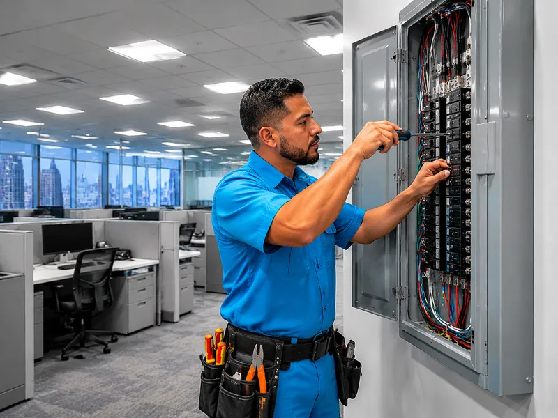 Commercial electrical construction