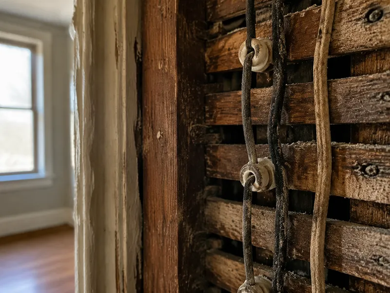 Old wiring (knob-and-tube)