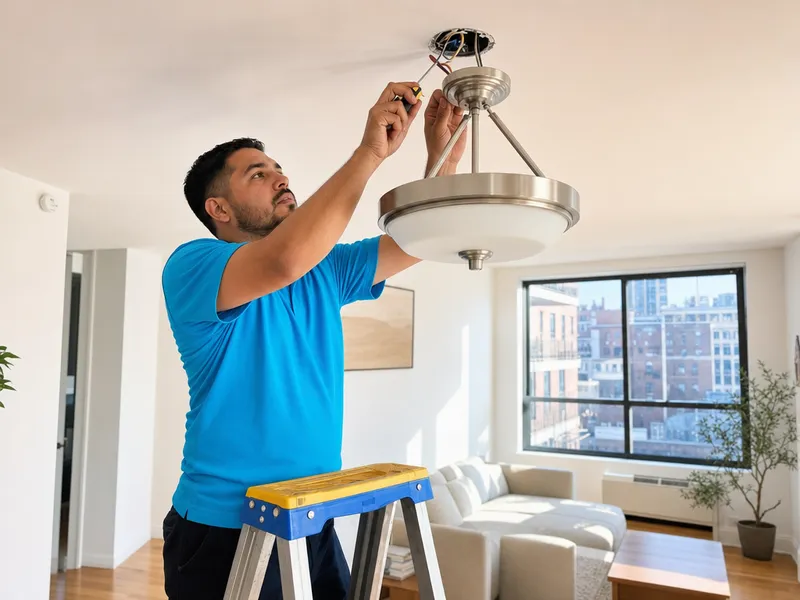 Light fixture installation