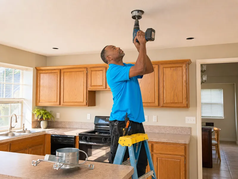 Recessed lighting installation