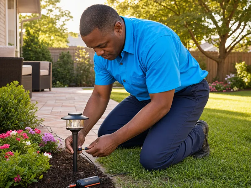 Outdoor landscape lighting