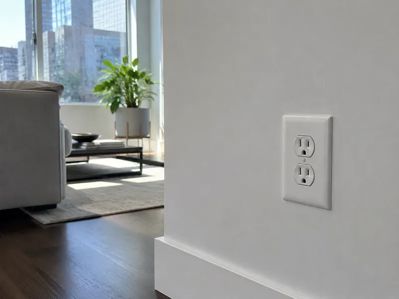 Standard 15-amp outlet