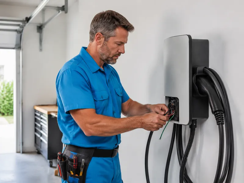 EV charger installation