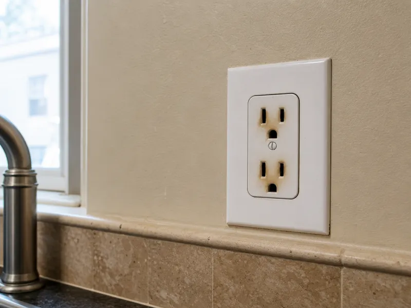 Burning smell from outlet