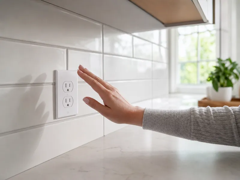 Warm outlet or switch plate