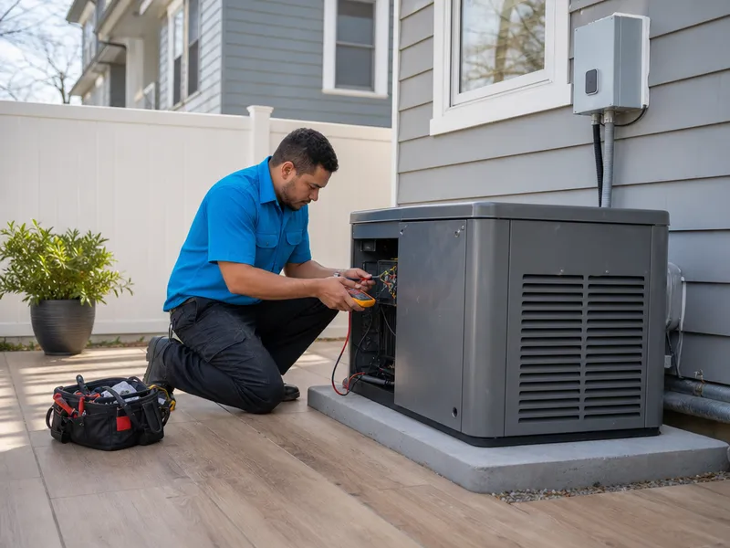 Whole house standby generator in Queens