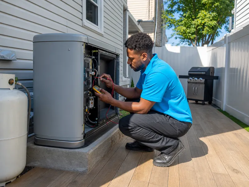 Propane generator for a Bronx home
